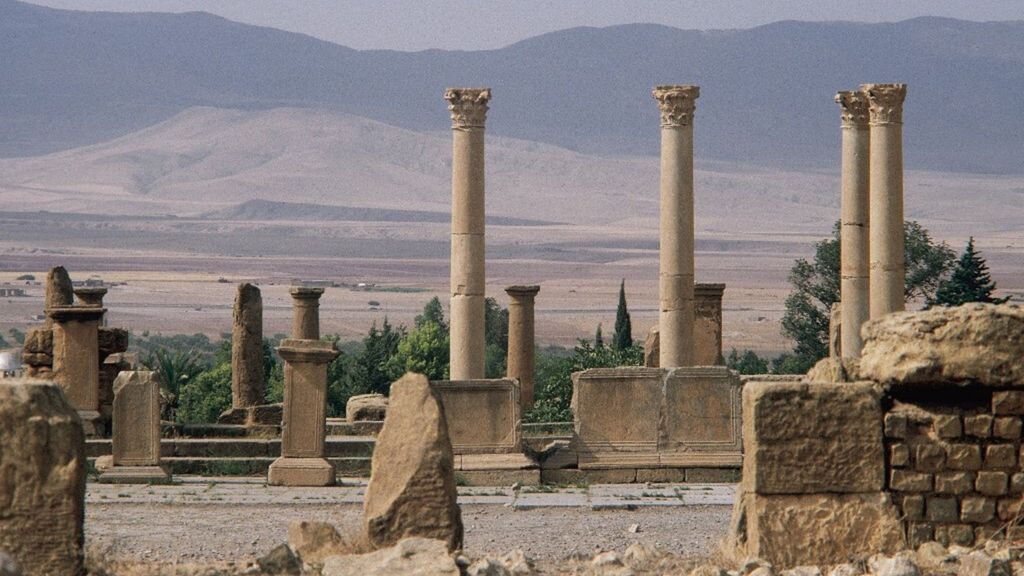 Timgad, Algérie,  site archéologique