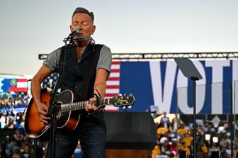 Bruce Springsteen sul palco di Kamala Harris