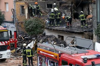 Immagine dell'esplosione dell'edificio di Santander