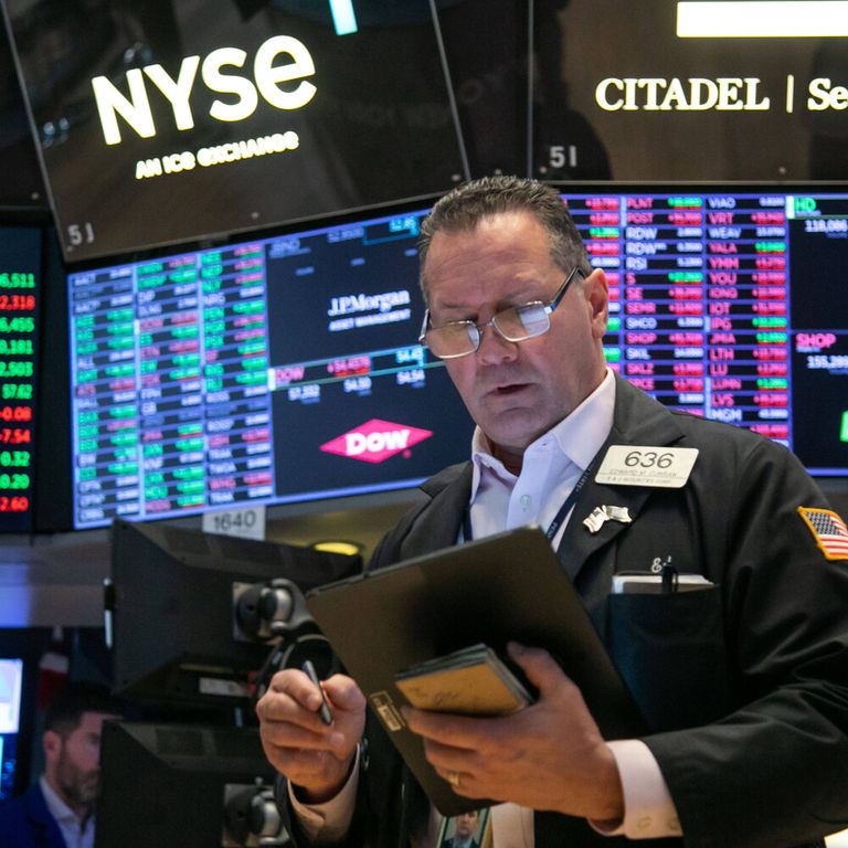 Trader alla borsa di New York