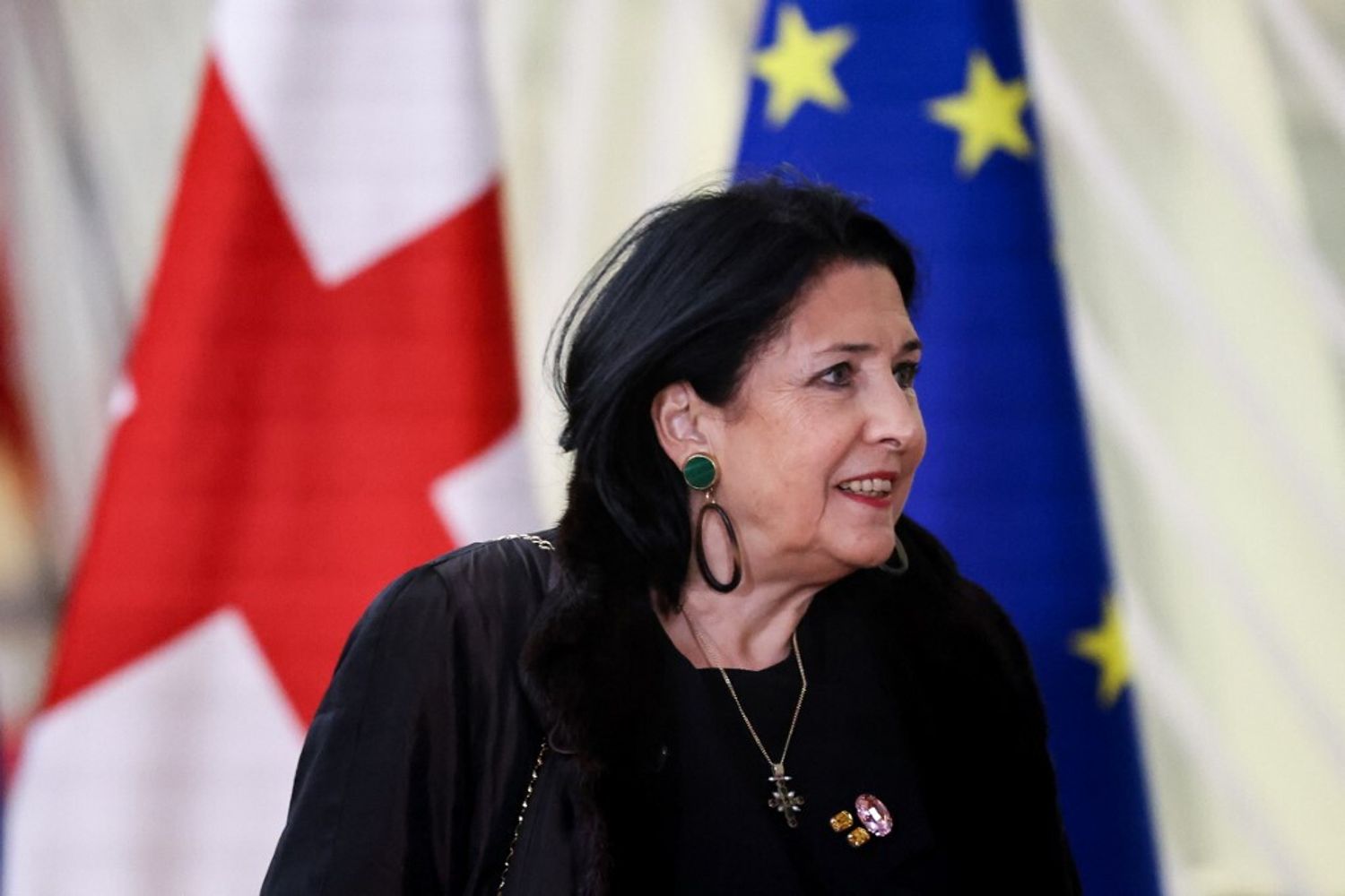 Proteste contro l’esito del voto in Georgia