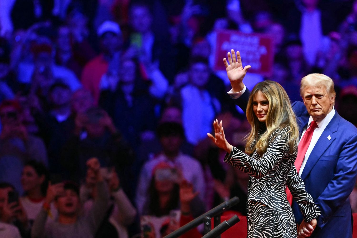 Il comizio incendiario di Trump a New York