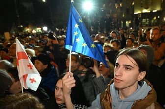 Proteste in Georgia dopo le elezioni