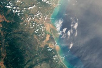 Valencia sott&#39;acqua, le immagini dallo spazio&nbsp;