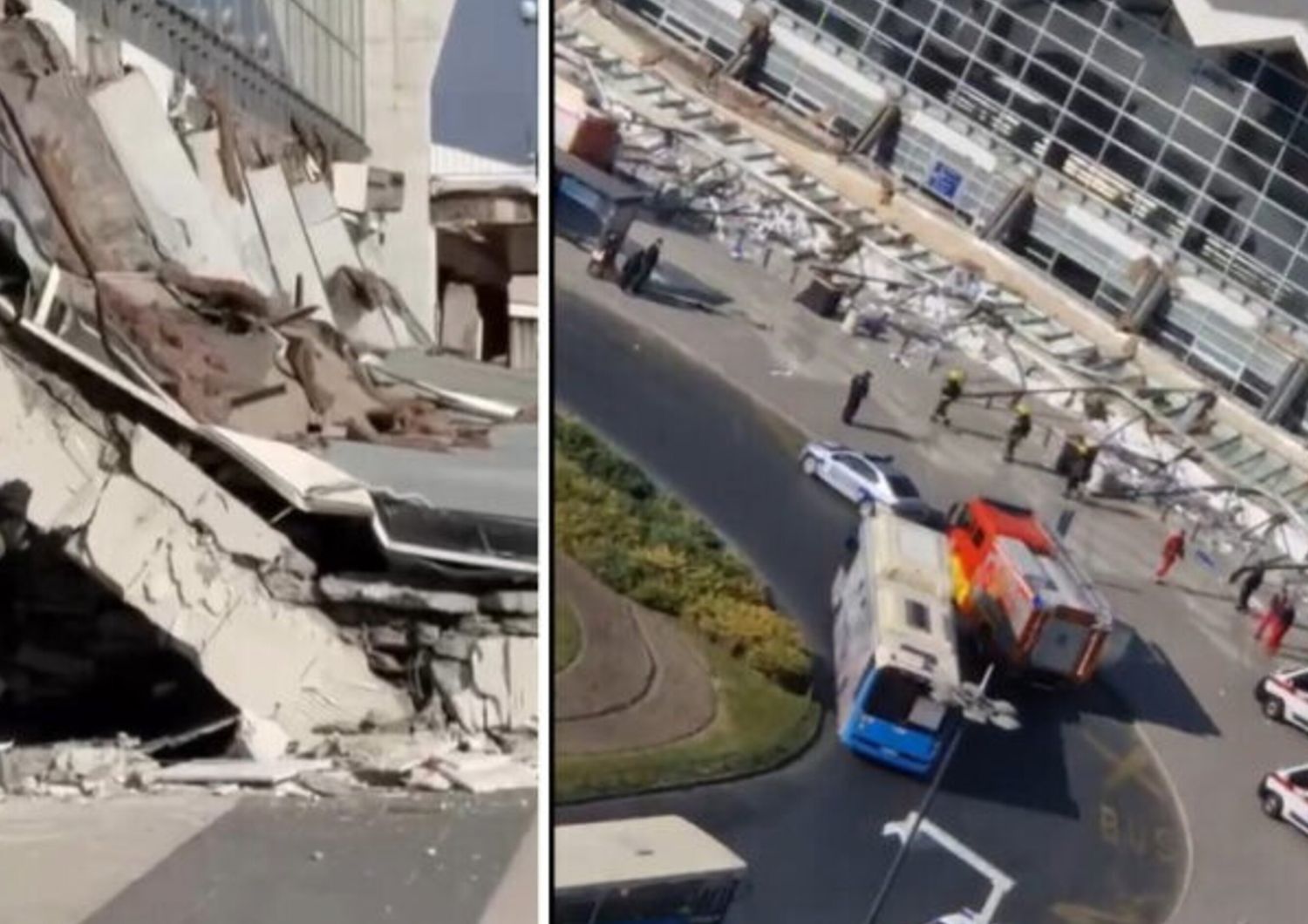 Crolla il tetto della stazione dei treni, 14 morti