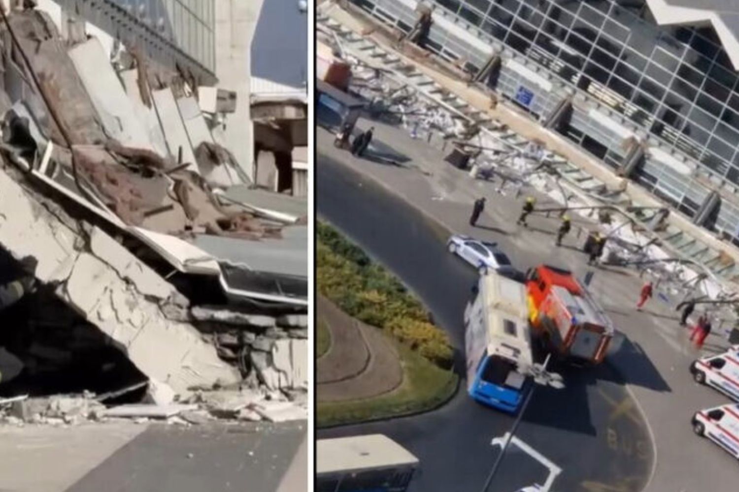 Crolla il tetto della stazione dei treni, 14 morti