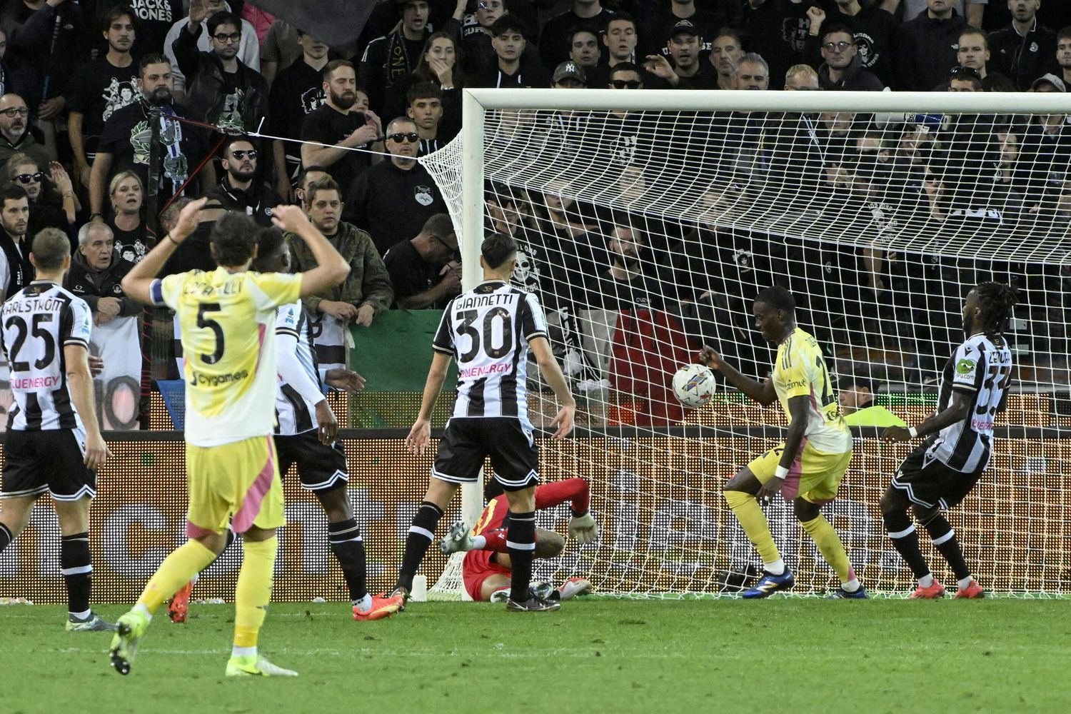 Udinese-Juventus 0-2