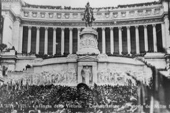 4 novembre 1921 _ deposizione salma del Milite Ignoto al Vittoriano