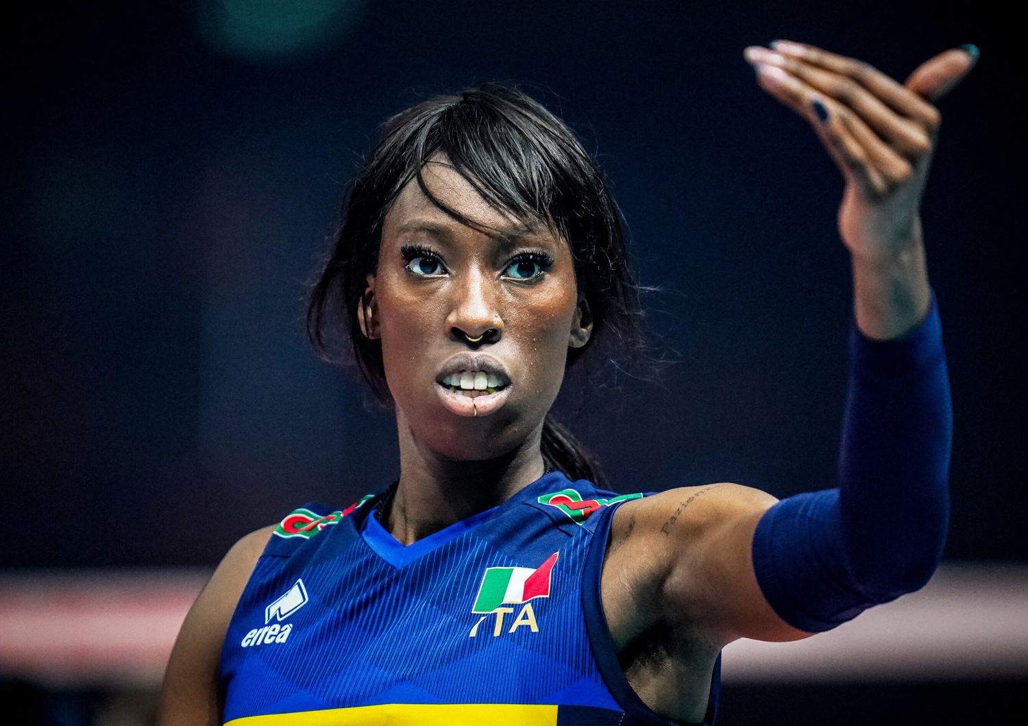 Paola Egonu in maglia azzurra