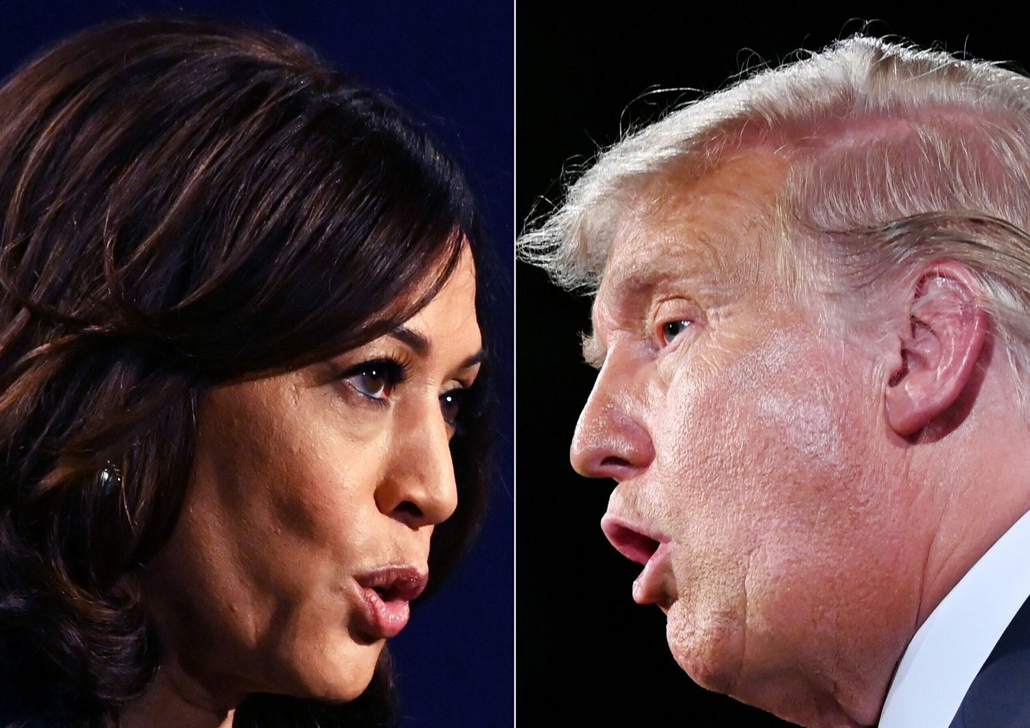 Kamala Harris e Donald Trump