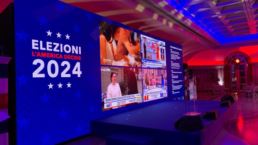 Gli occhi di Roma sugli USA. A Villa Miani una lunga 'Election Night'