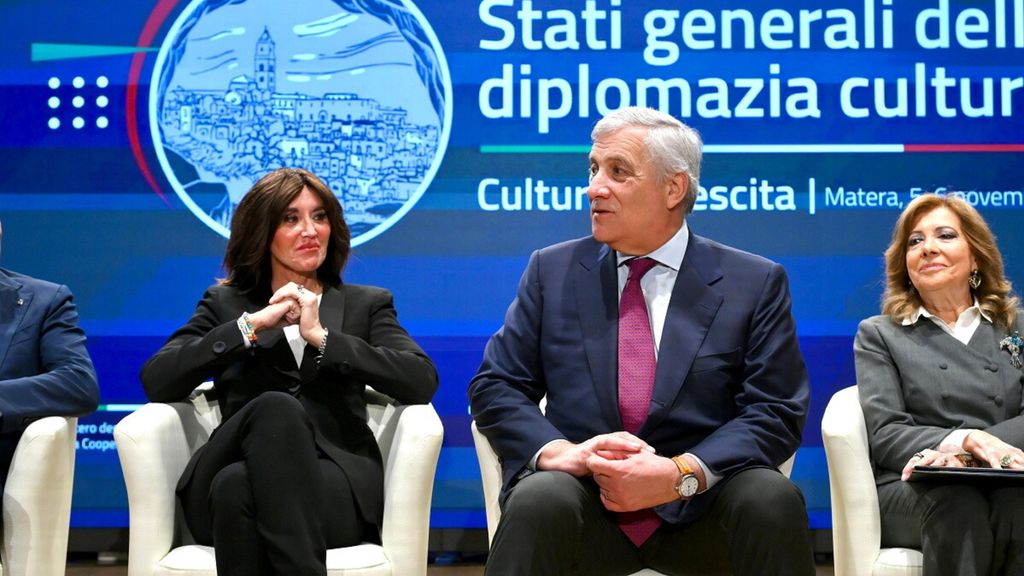 Intervento del Ministro degli Affari Esteri Antonio Tajani all'Assemblea Generale della Diplomazia Culturale a Matera