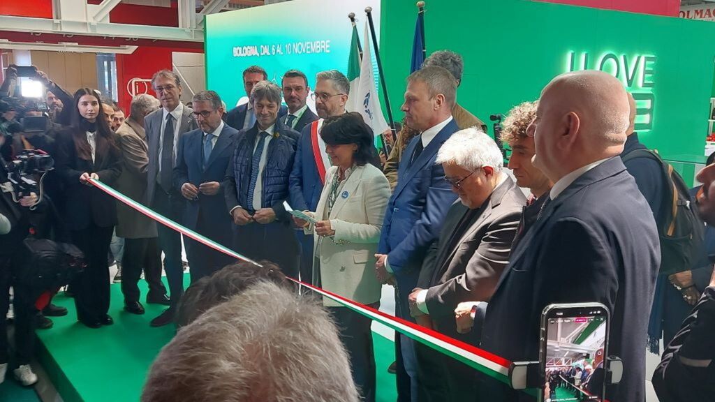 Eima International, taglio del nastro dell'edizione 2024 della Fiera, Bologna