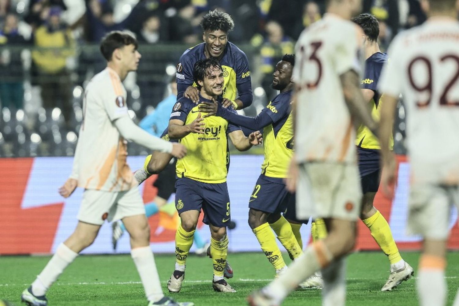 La Roma fermata sul pareggio dal St.Gilloise