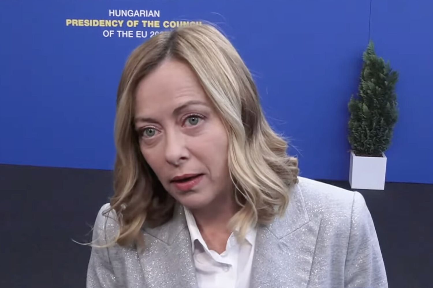 Meloni al Consiglio Europeo