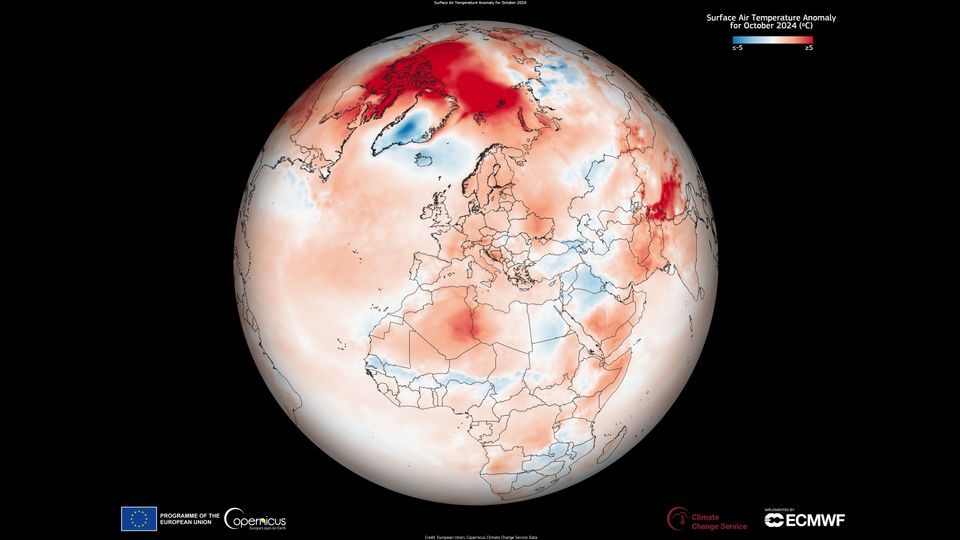 Lo scorso mese è stato il secondo ottobre più caldo mai registrato