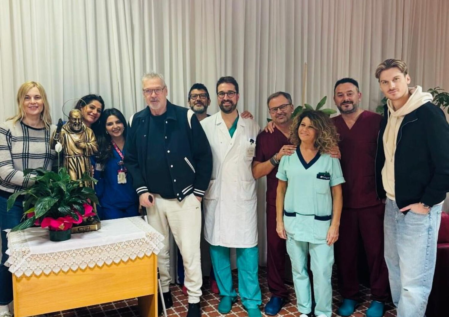 Stefano Tacconi torna all'ospedale di San Giovann Rotondo