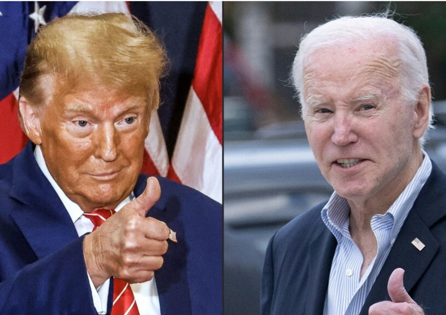 Donald Trump e Joe Biden