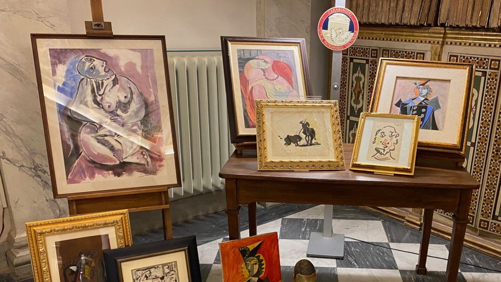 Operazione Cariatide - sequestrate 2100 opere d'arte false