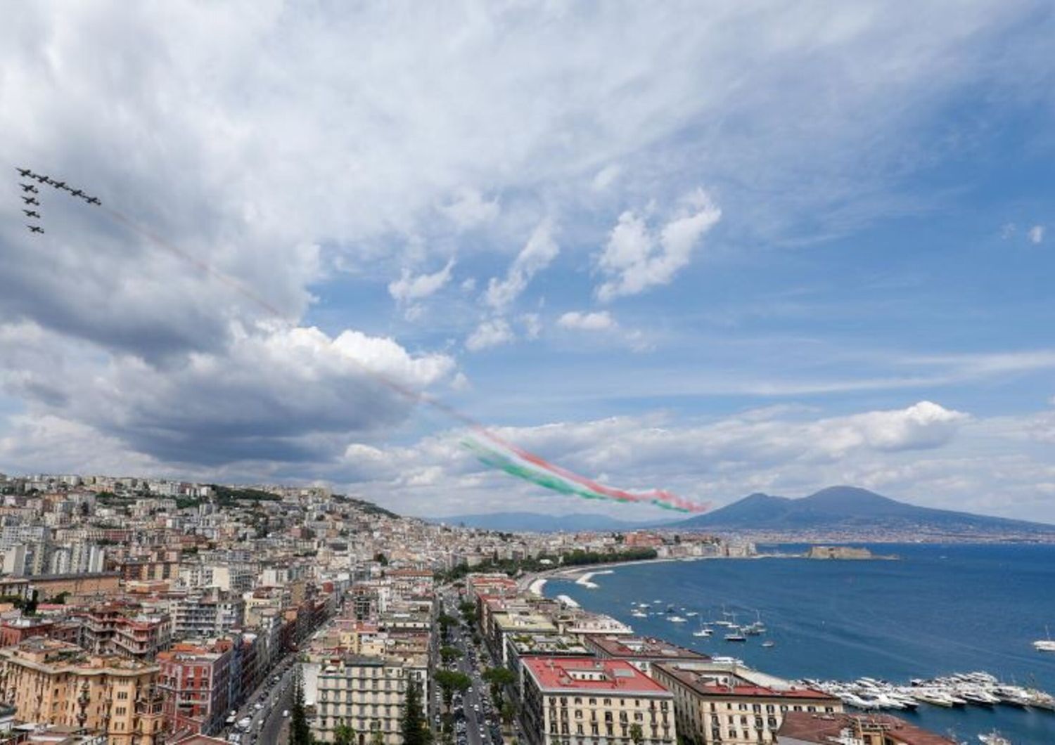 La vue sur le golfe de Naples