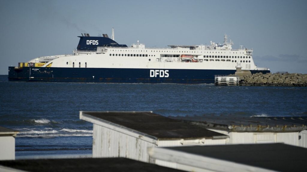 Un fery de la ligne maritime danoise DFDS