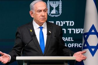 Benjamin Netanyahu nella conferenza stampa a Gerusalemme