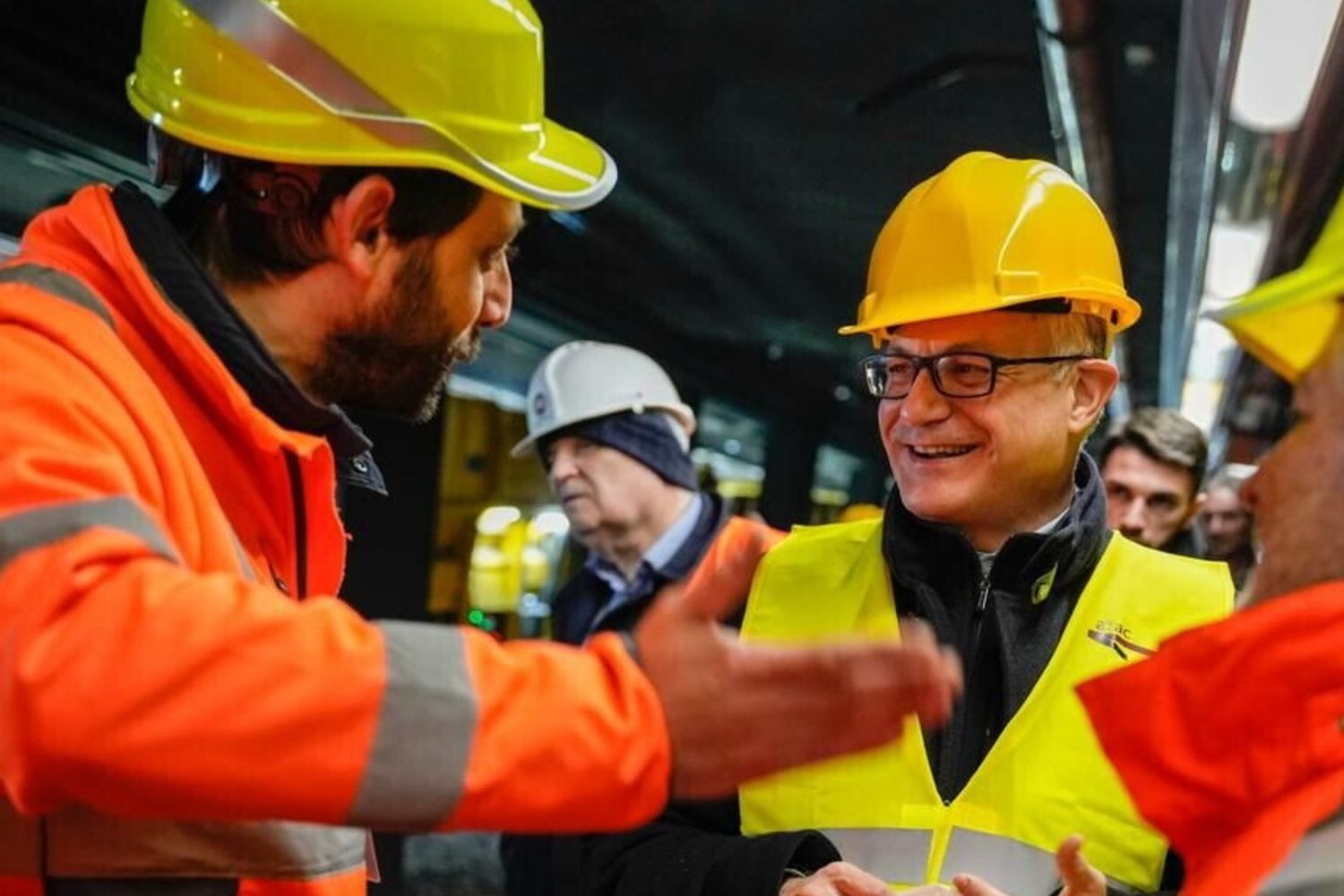 Il sindaco Roberto Gualtieri in uno dei sopralluoghi ai cantieri