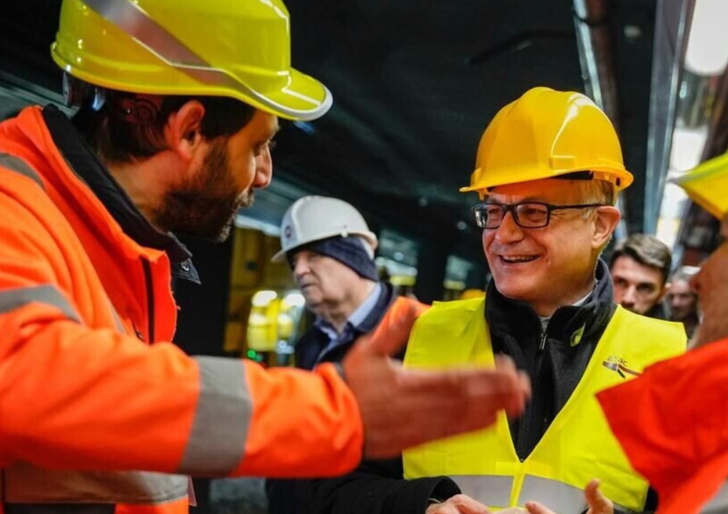 Il sindaco Roberto Gualtieri in uno dei sopralluoghi ai cantieri