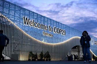 Bakou, le Palais des Congrès où se déroulent les travaux de la Cop 29