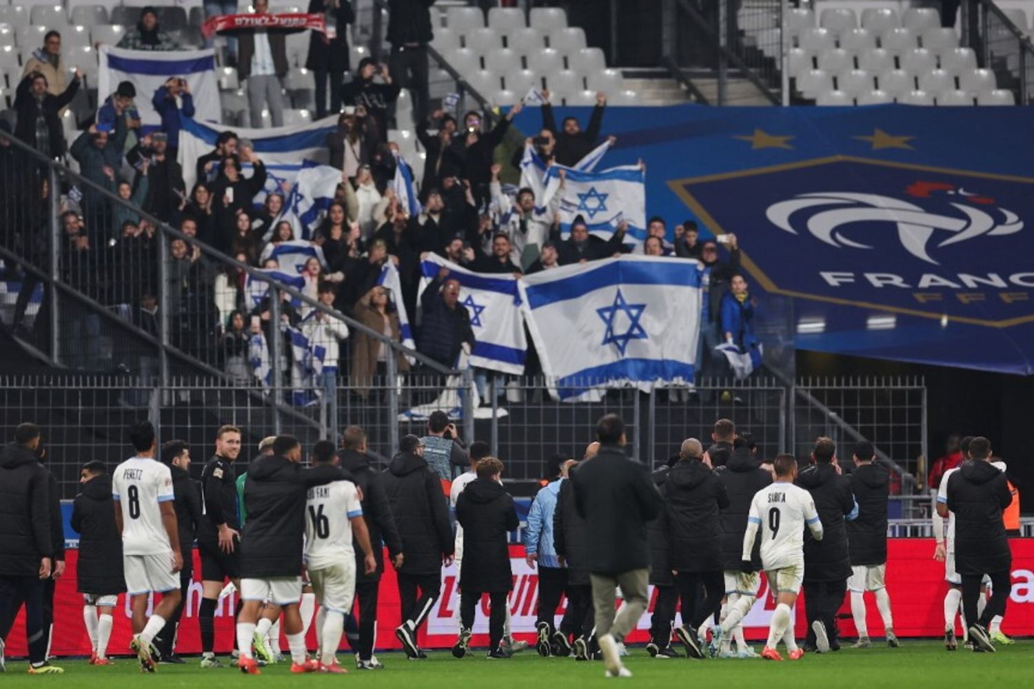 Record negativo di pubblico per Francia-Israele, appena 16.611 spettatori