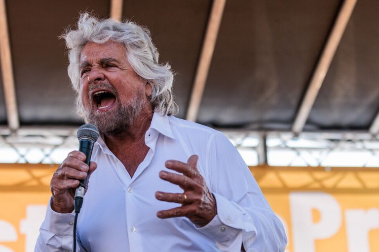 Grillo a Roma, toccata e fuga. Nova? "Se sì, non sarà in presenza"