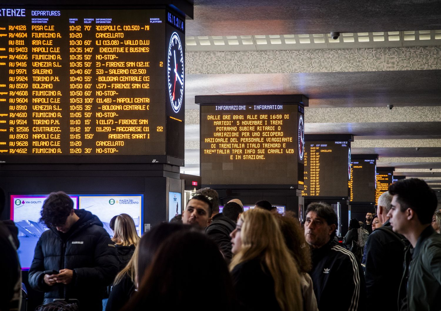 sciopero Treni 24 sabato domenica disagi