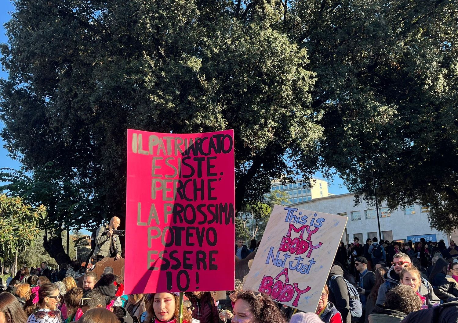 Violenza donne corteo Roma patriarcato&nbsp;