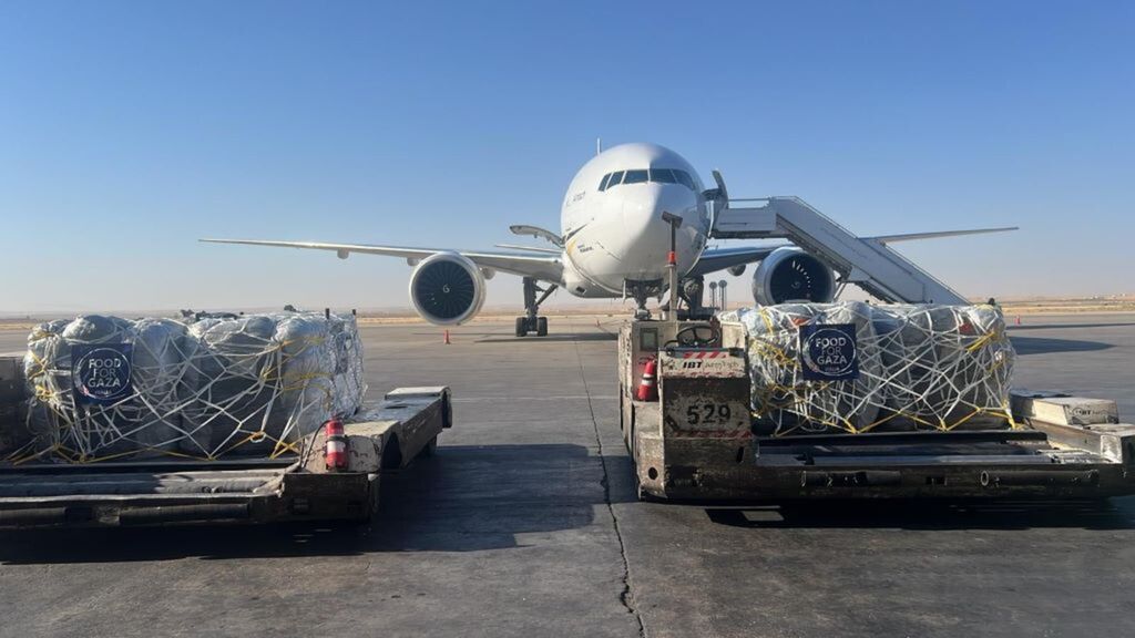 Il ministro Tajani annuncia un nuovo aereo con aiuti umanitari per Gaza