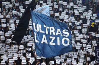 Tifosi della Lazio all'Olimpico