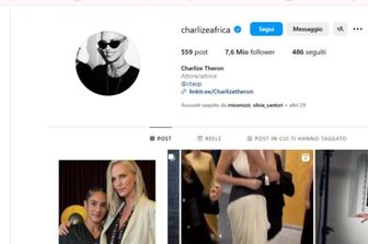 account instagram charlize theron gestito da attivista aids