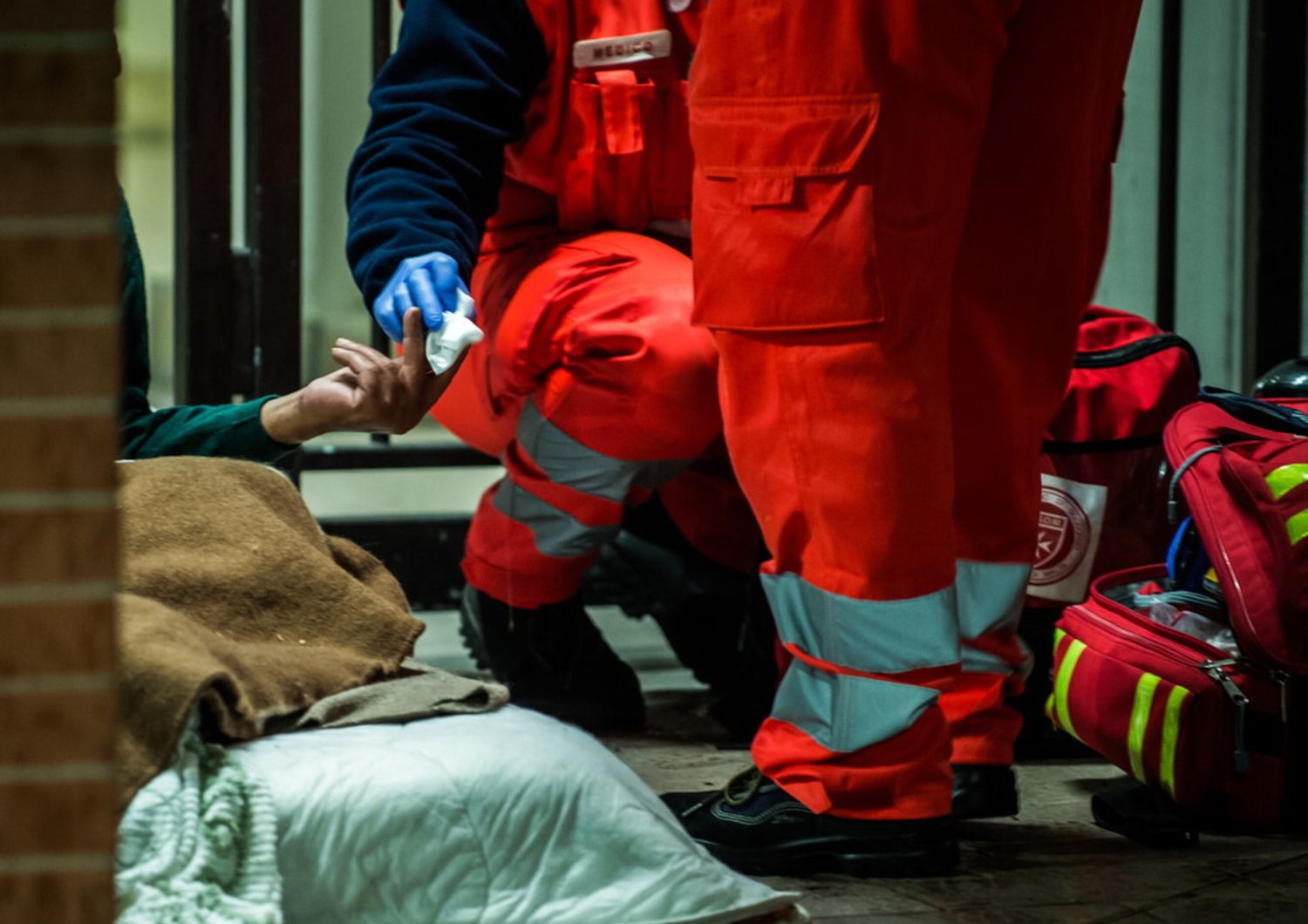 &nbsp;Operazioni di assistenza notturna a clochard, senzatetto e tossici.