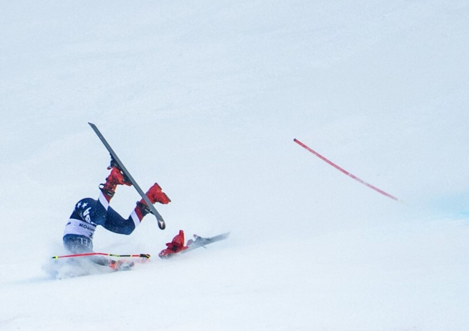 La caduta di Mikaela Shiffrin