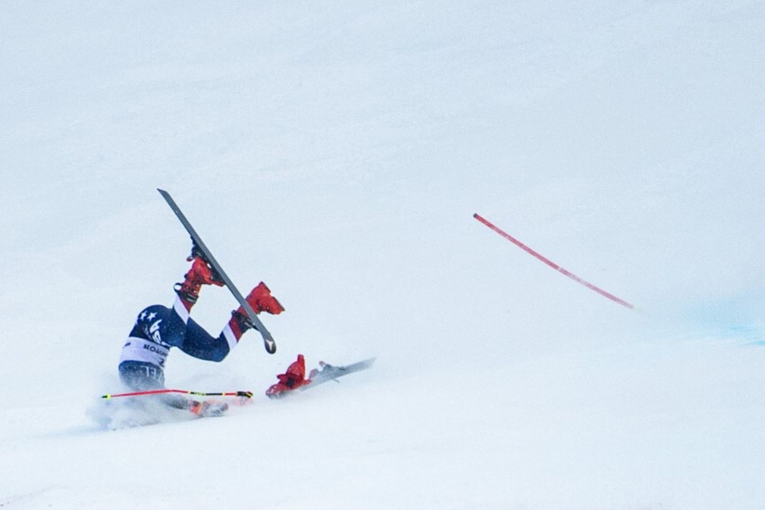 La caduta di Mikaela Shiffrin