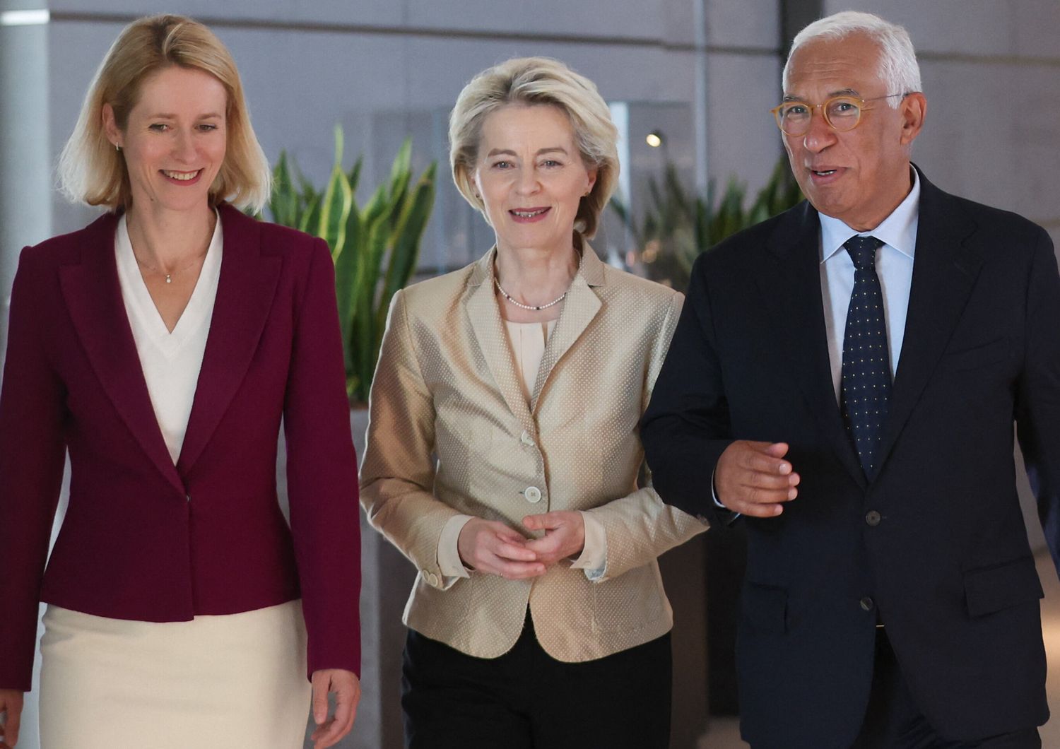 Kallas, Von Der Leyen e Costa