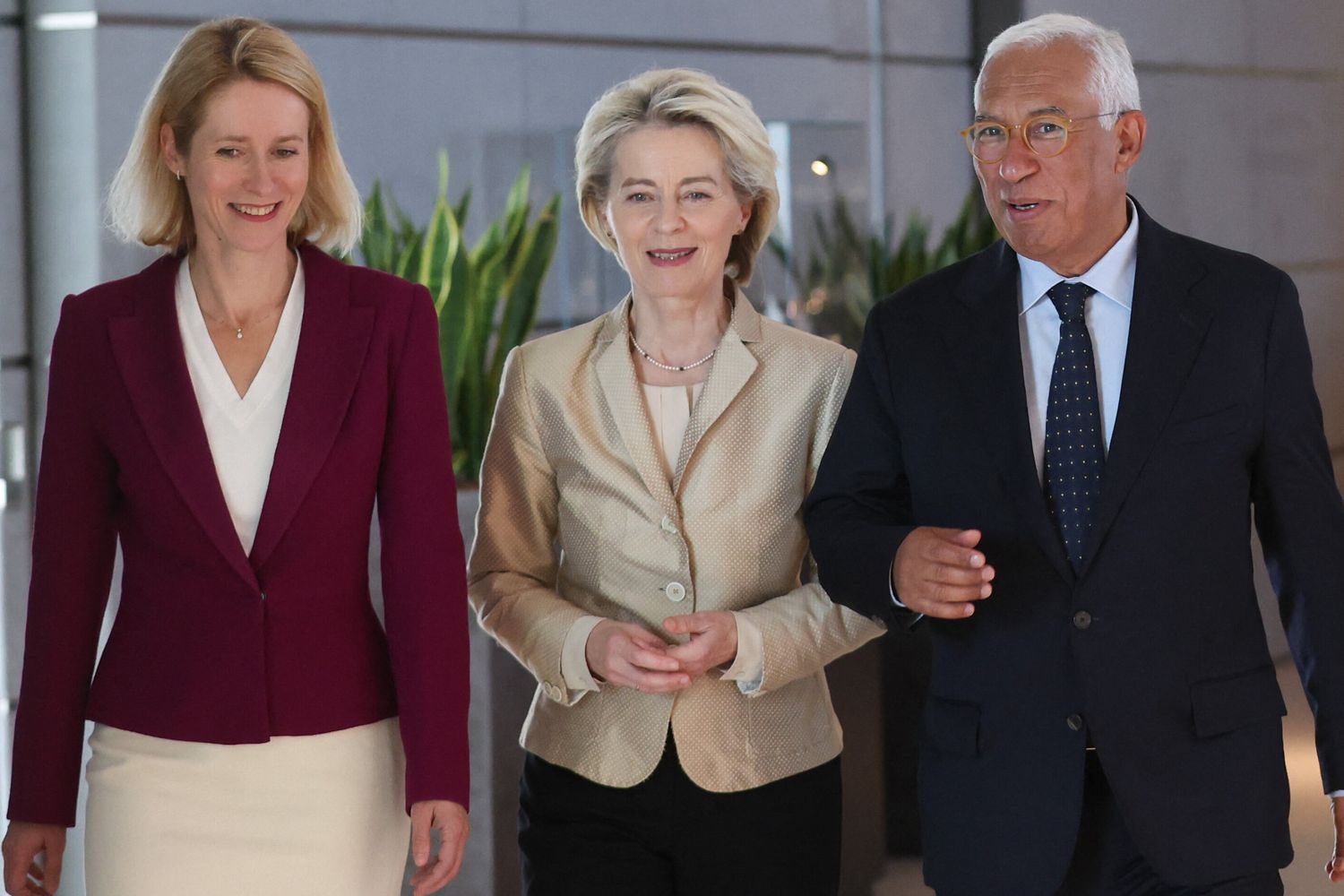Kallas, Von Der Leyen e Costa