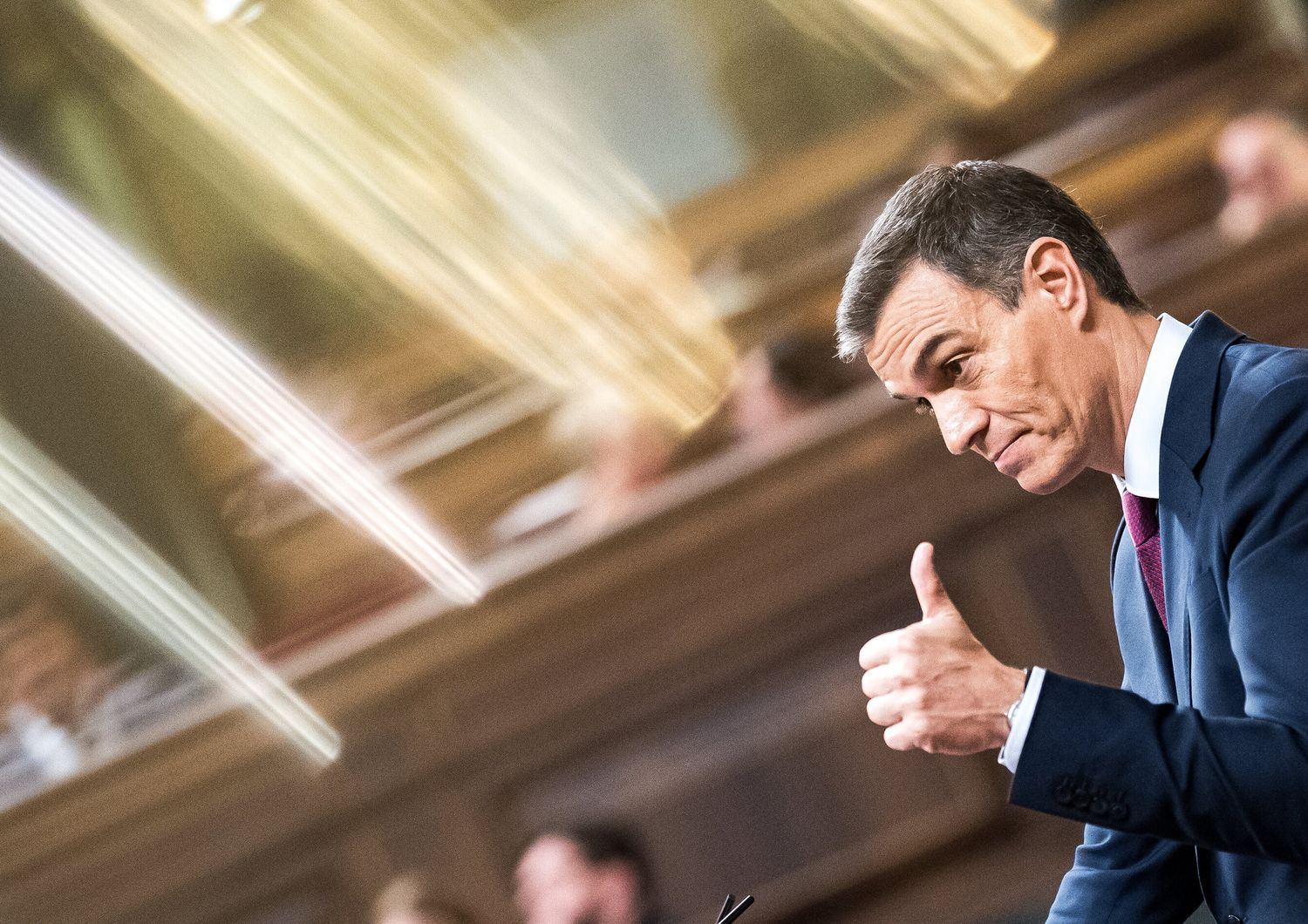 16/11/2023 Pedro Sanchez riceve la fiducia del parlamento spagnolo