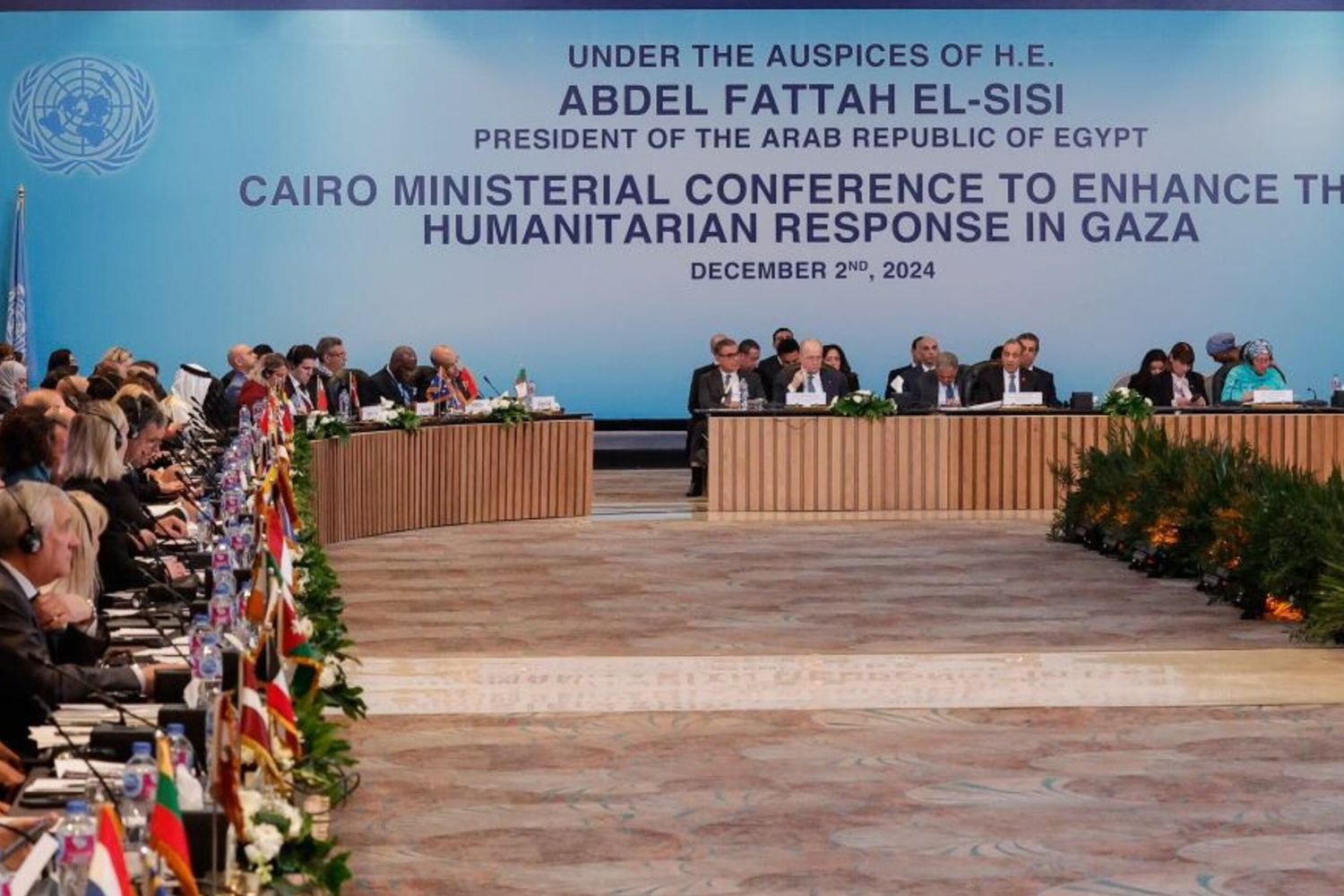 Conférence Ministerielle du Caire sur l'aide humanitaire à Gaza, 2 décembre 2024
