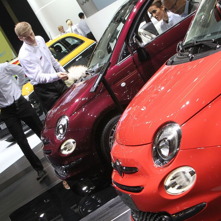 Salone auto, immatricolazioni (Afp)
