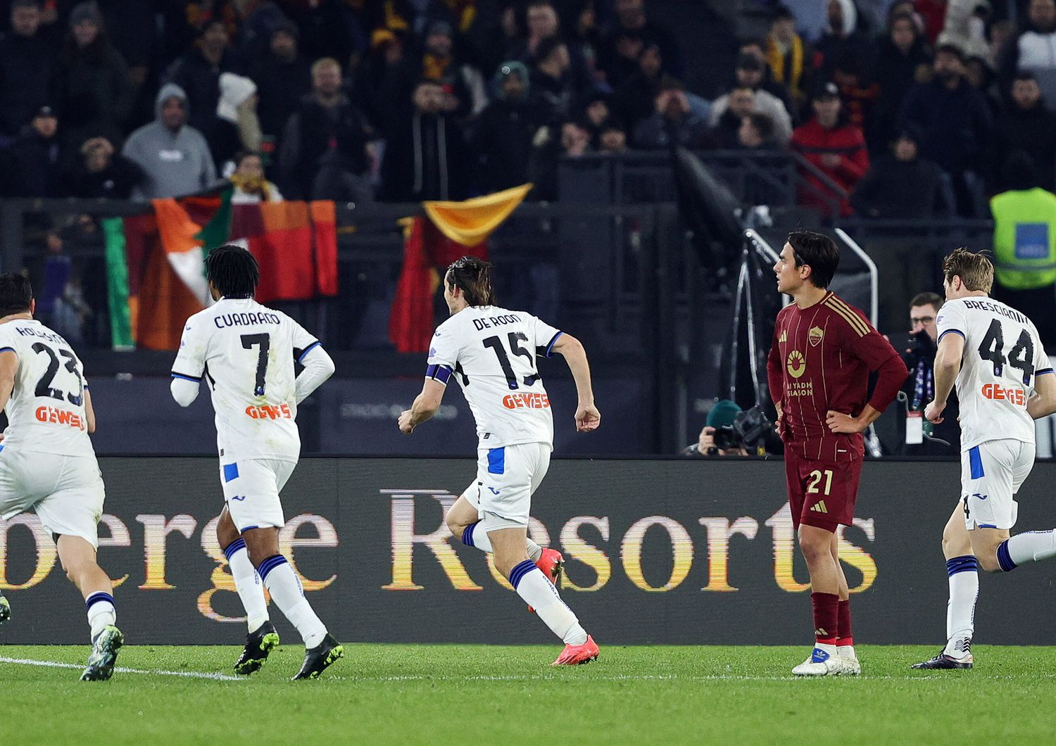 roma atalanta serie a cronaca partita