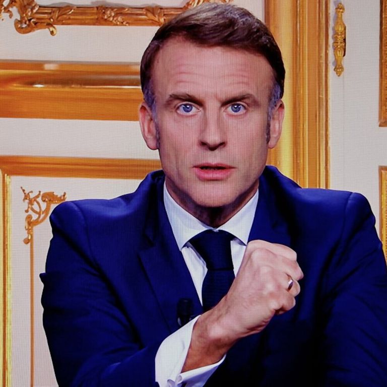 Il presidente francese Emmanuel Macron