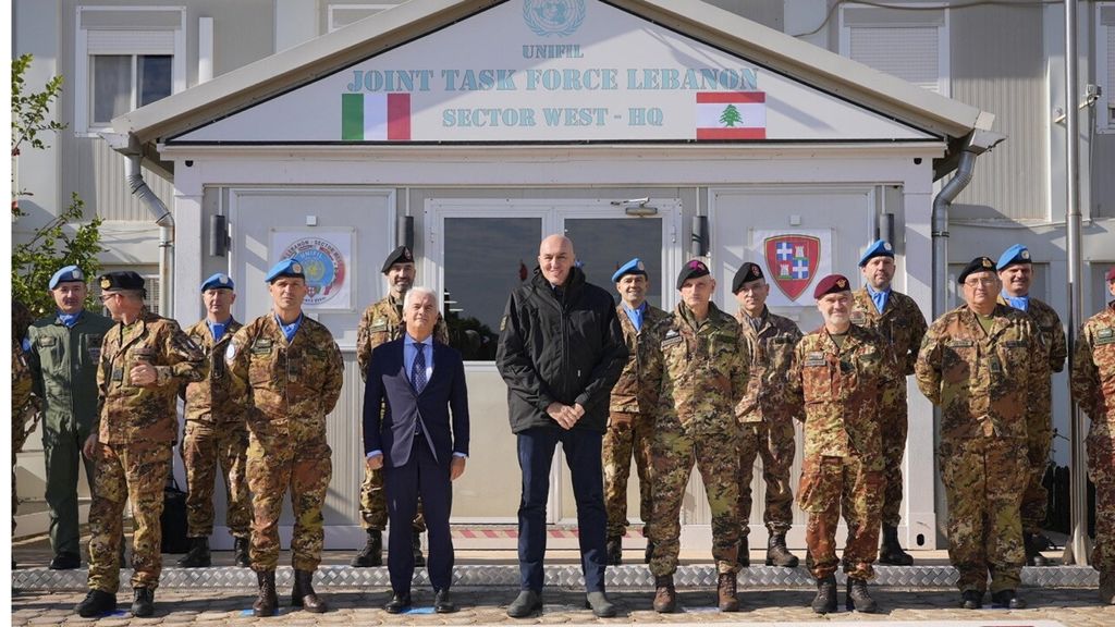 Ministro della Difesa Crosetto a Beirut, "Rafforzare l'esercito libanese"