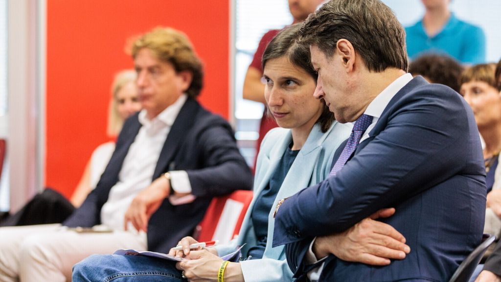 Incontro tra Elly Schlein e Giuseppe Conte