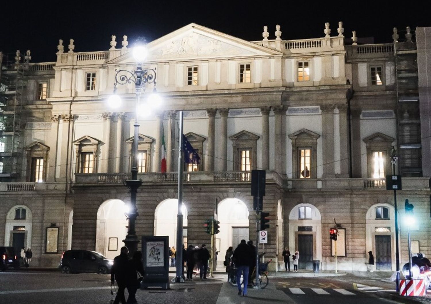 prima scala atteso corteo con centri sociali e pro pal