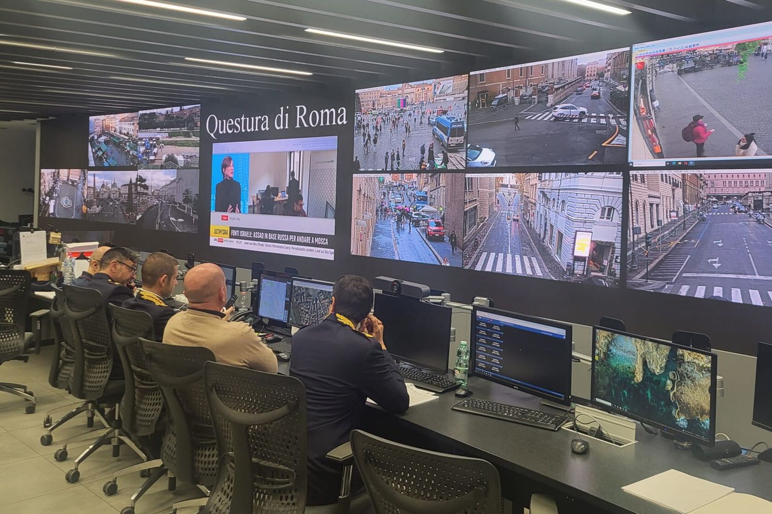 Giubileo e sicurezza: gli 'occhi' della questura su Roma, 'test day' con oltre 2000 telecamere